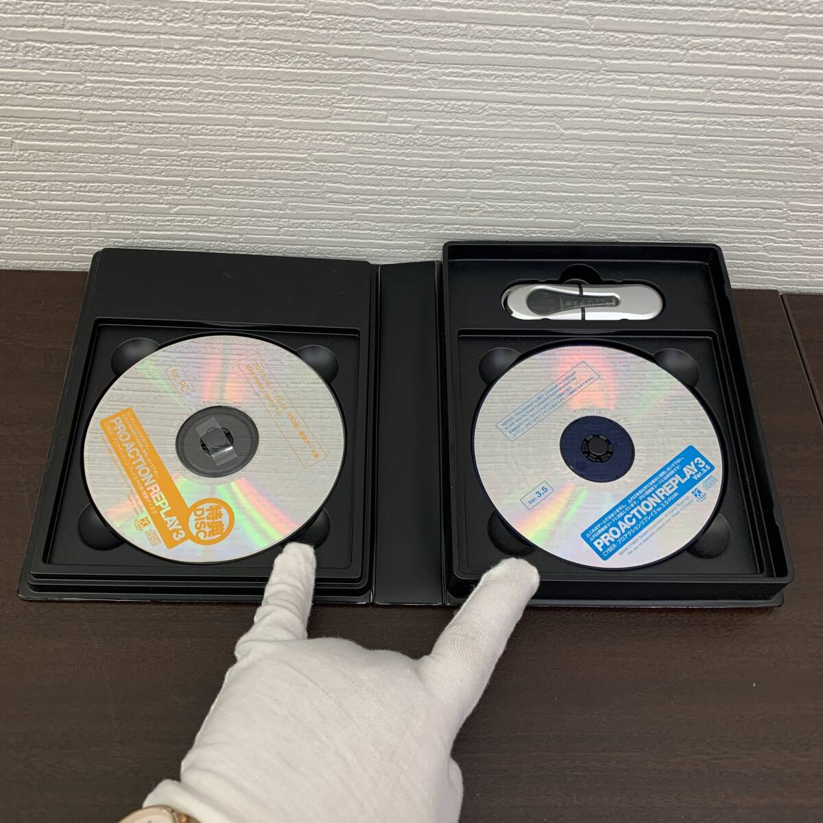 【1円スタート】CYBER サイバーガジェット プロアクションリプレイ3 ver.3.5 PS2用 USBドングルメモリー16MB 特典DISC付屬