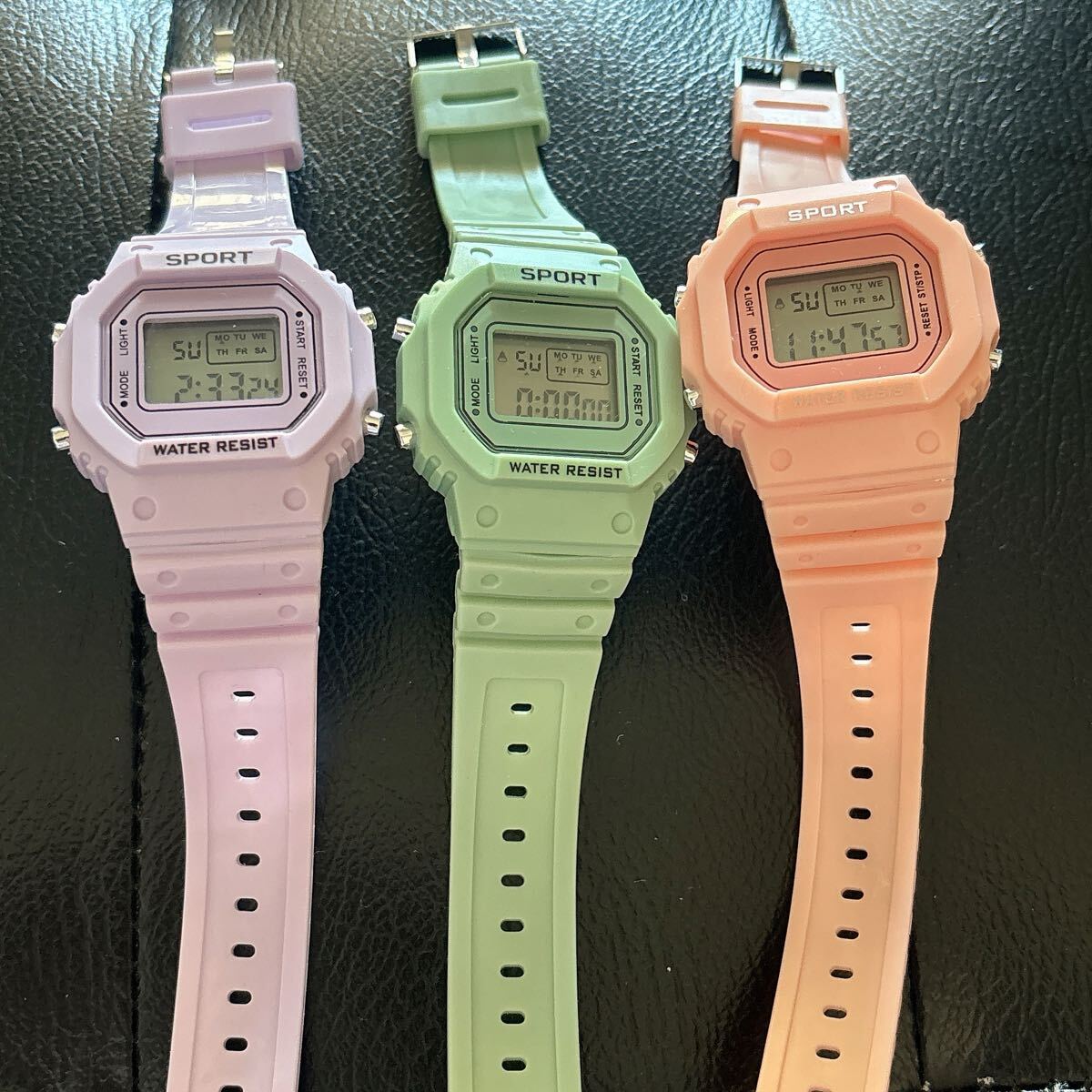 G-SHOCK S5600BA モチーフデザイン 3本セット デジタル時計 パステルカラー