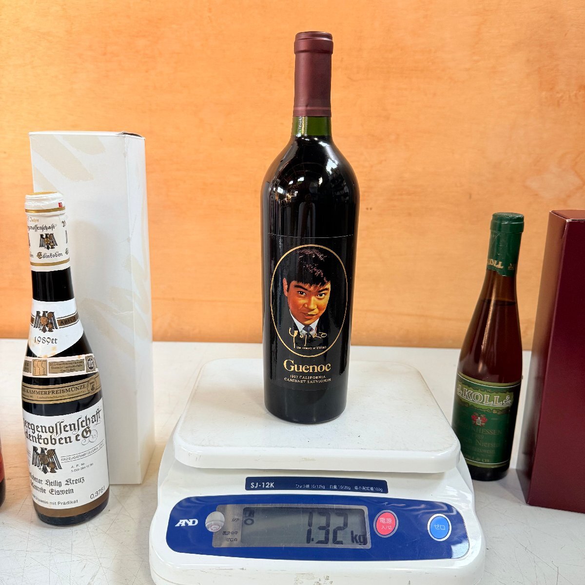 1円~ 未開栓 8本 希少 石原裕次郎 ワイン ふら の ワイン 競馬 貴重品 ワイン JRA50th anniversary 古酒 目減 U490