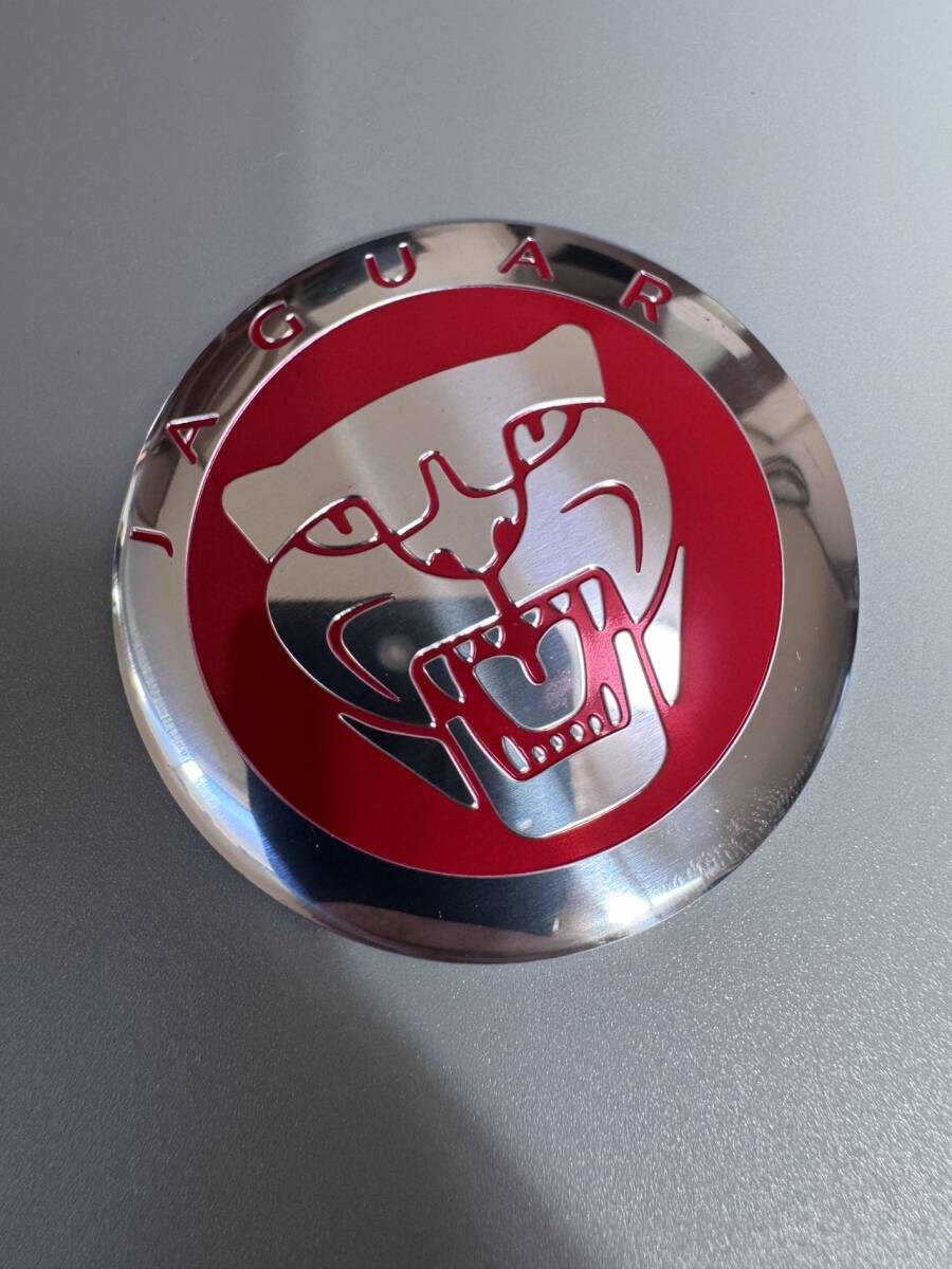 ゆうパケット送料込　ジャガー　jaguar　ホイールセンターキャップ　シ ール　匿名発送５６mm　社外品　４枚セット_画像2