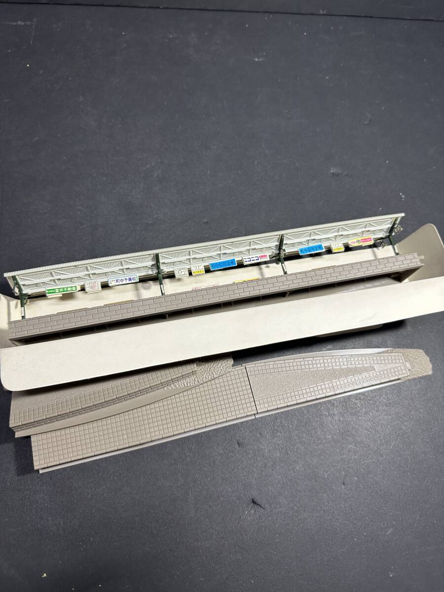 ★コレクター必見！！ 当時物 現状品 TOMIX Nゲージ トミックス 4005 島式ホームセット 箱付 駅 鉄道模型 希少 ビンテージ KZ510_画像5