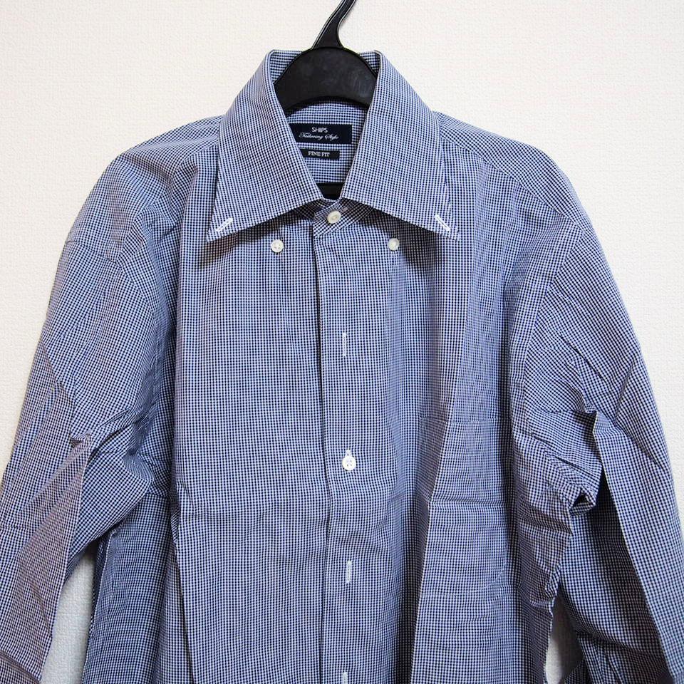 SHIPS シップス 長袖 シャツ ビジネスシャツ ファインフィット サイズ41