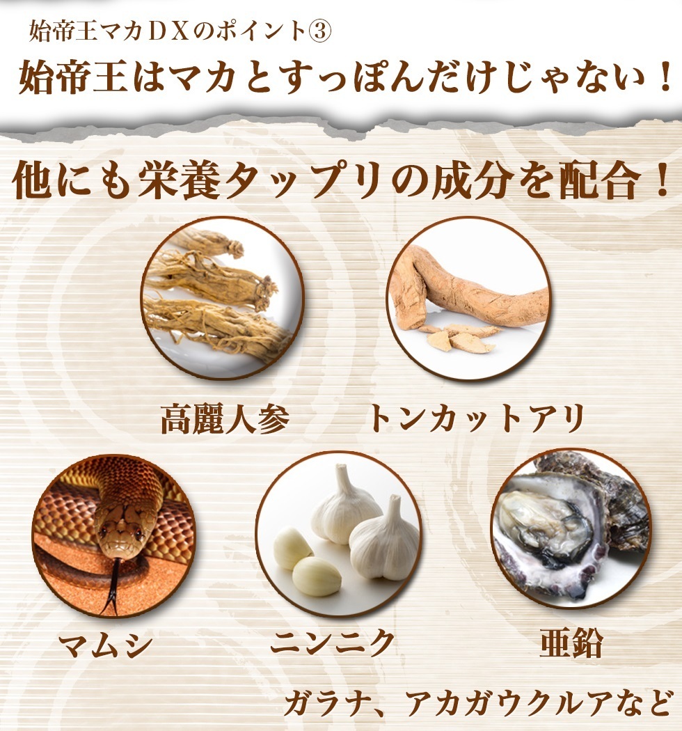 新品正規(guī)品 未使用 工場直送 １円スタート 國內(nèi)生産【富山県】始帝王 マカＤＸ 大容量120粒 すっぽん マカ まむし 高麗人參