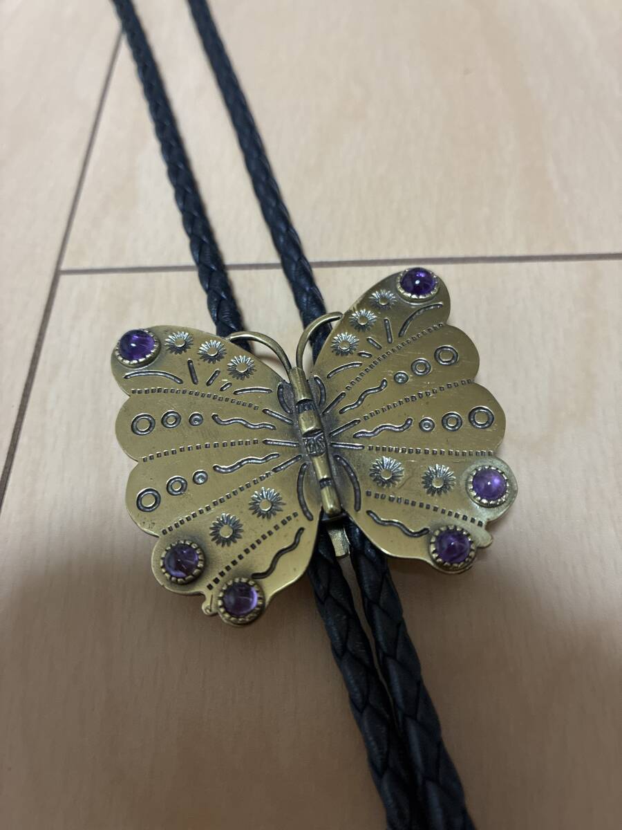 needles レザー ネックレス ニードルス ニードルズ ループタイ ネクタイ ネペンテス 希少 レア_画像9