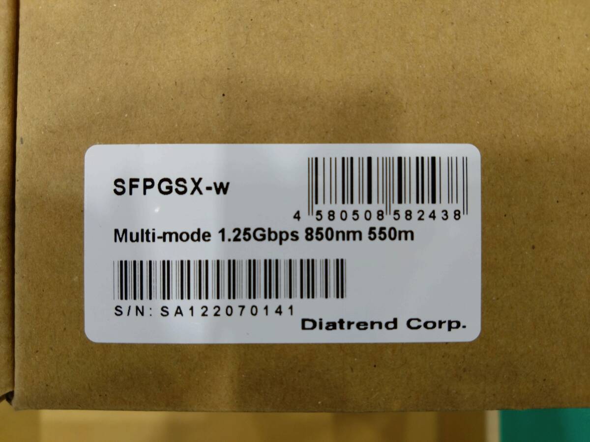 新品未開封　Diatrend　ダイヤトレンド　産業用イーサネットスイッチングハブ　DEH-GTX4F2(SX-W)_画像4