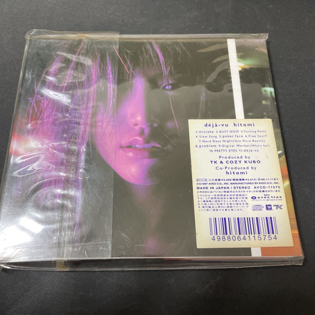 新品未開封品 アルバム CD dj-vu hitom '9*198_画像2