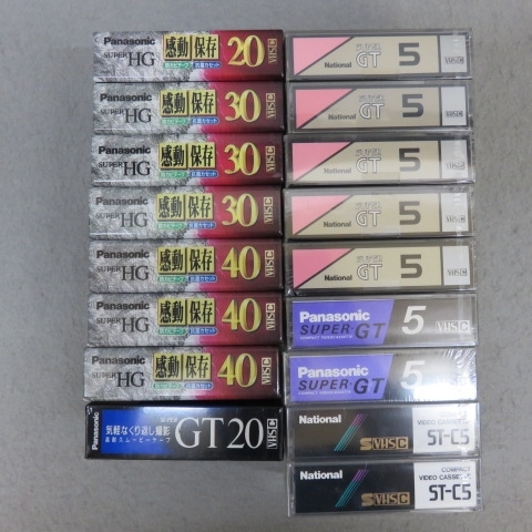 R151★コンパクトビデオカセット　各種　Panasonic/National　計(jì)17本　未開封 7/8★A