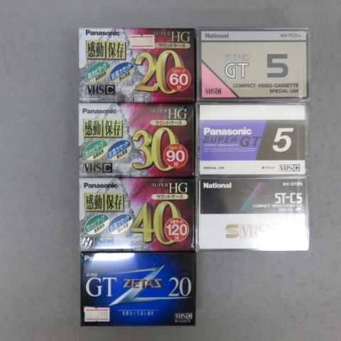 R151★コンパクトビデオカセット　各種　Panasonic/National　計(jì)17本　未開封 7/8★A