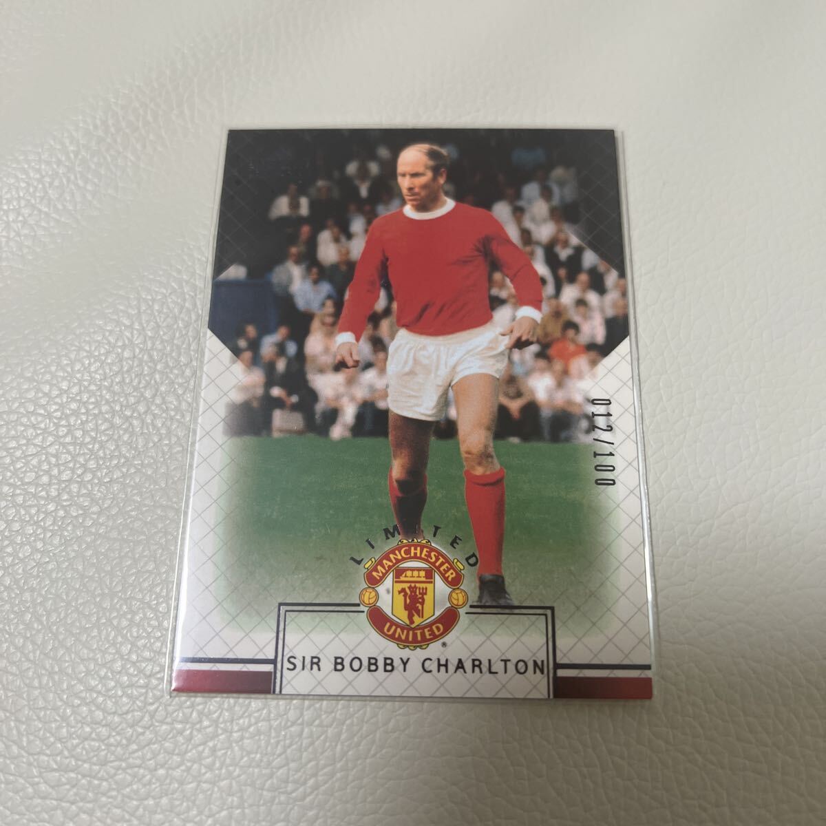 アッパーデック　UD マンチェスターユナイテッド　9 ボビーチャールトン　SIR BOBBY CHARLTON　レギュラーブラックパラレル