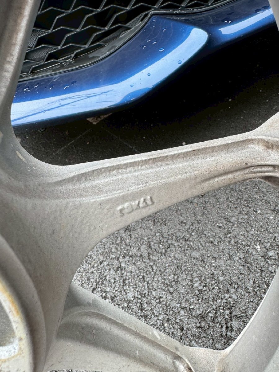 YOKOHAMA AVS MODEL7 17inch 8J+45 5h114.3 アルミホイール 4本セット タイヤ付 日産系 トヨタ系 シルビア スカイライン チェイサーetc..._画像10