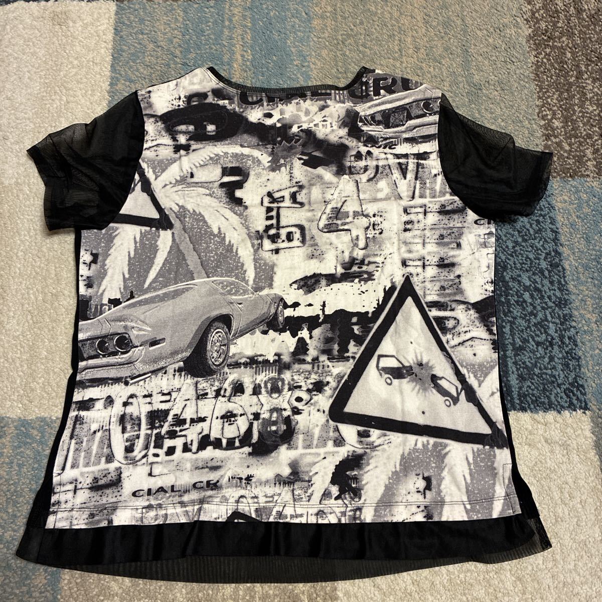 ENRICODOMANI エンリコドマーニ　Tシャツ　11号表記ですが、M相当　カットソー　格安スタート！_画像3