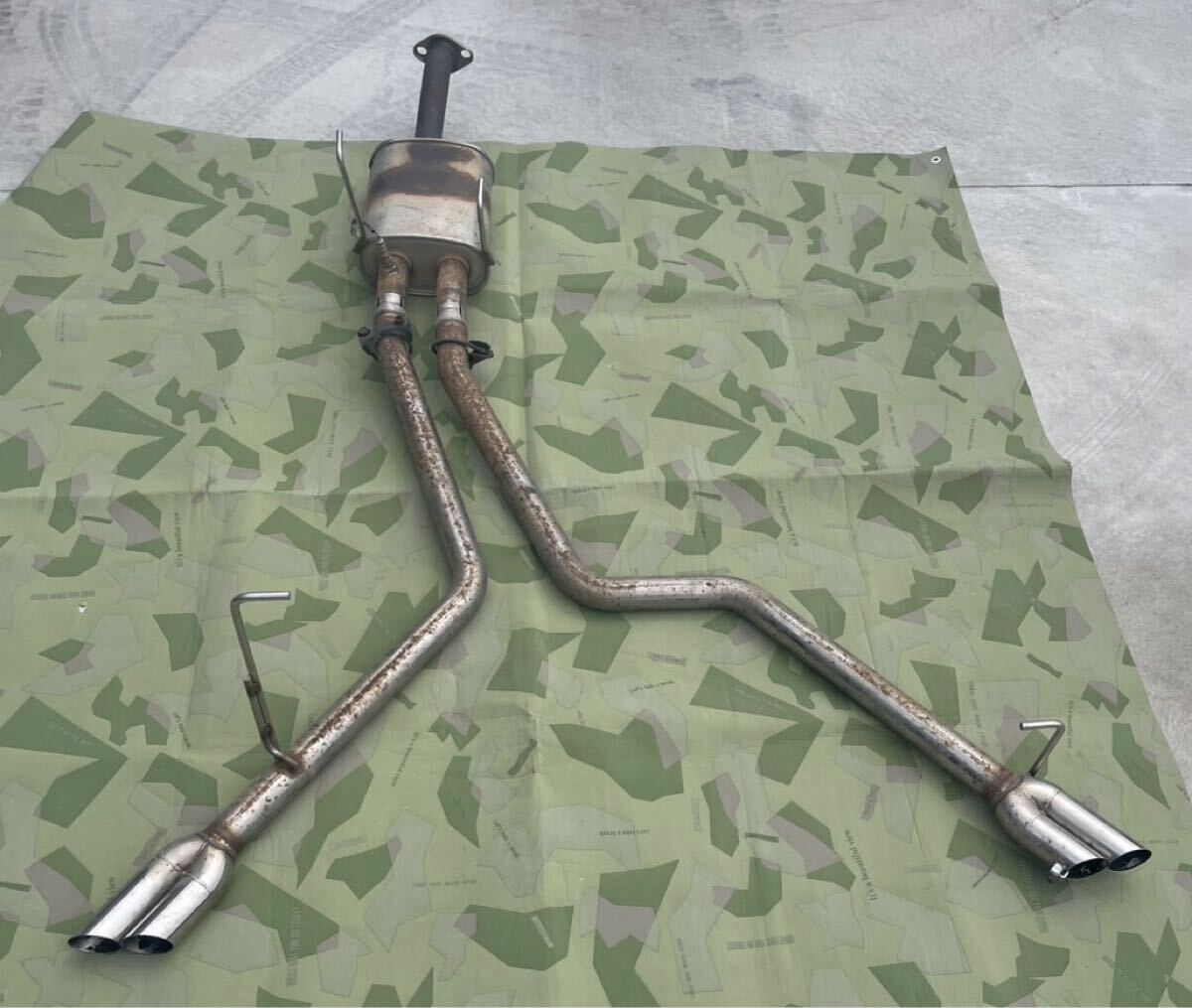 ダイハツ／ハイゼット／S210P／マフラー／左右出し／4本出し／カスタム／HIJET／翔プロデュース/斜切／希少