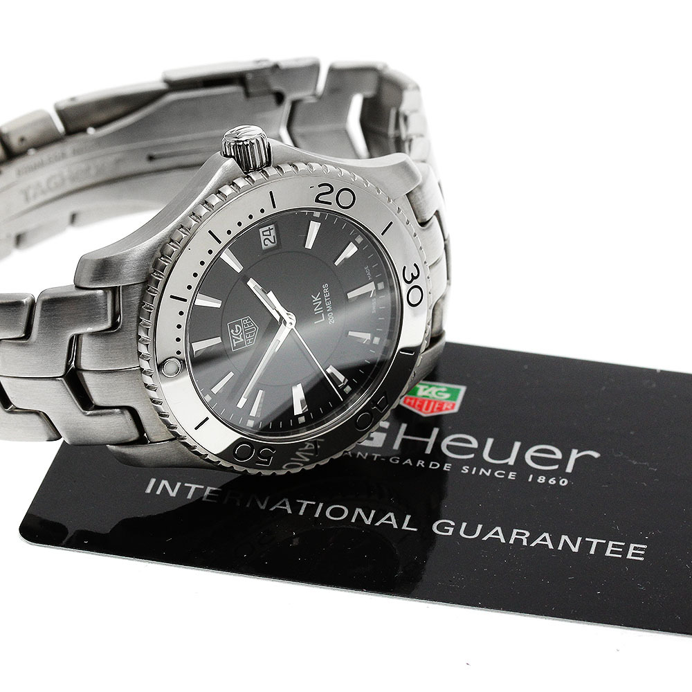 タグホイヤー TAG HEUER WJ1110.BA0570 リンク デイト クォーツ メンズ 美品 保証書付き_906993_画像2