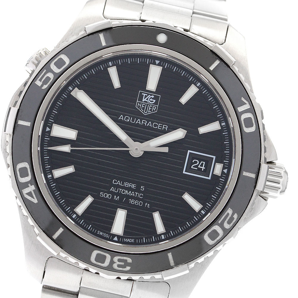 タグホイヤー TAG HEUER WAK2110 アクアレーサー キャリバー5 デイト 自動巻き メンズ 美品 _907222_画像1