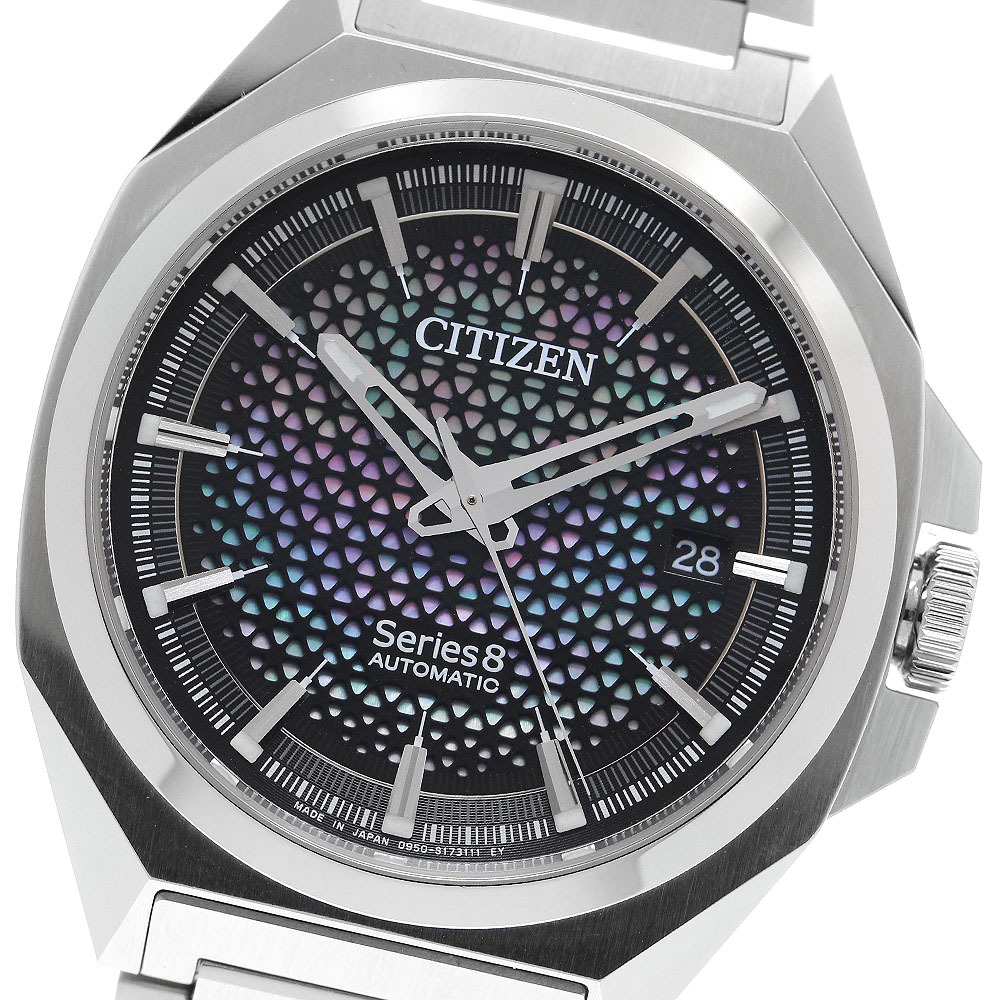 シチズン CITIZEN 0950-S125758/NA1010-84X シリーズ8 デイト 自動巻き メンズ 箱・保証書付き_908592_画像1