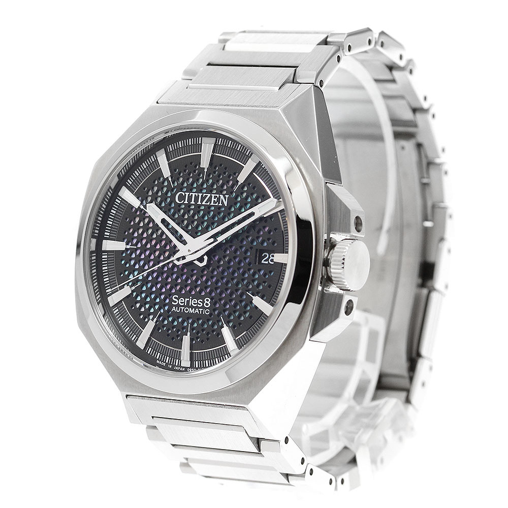 シチズン CITIZEN 0950-S125758/NA1010-84X シリーズ8 デイト 自動巻き メンズ 箱・保証書付き_908592_画像3