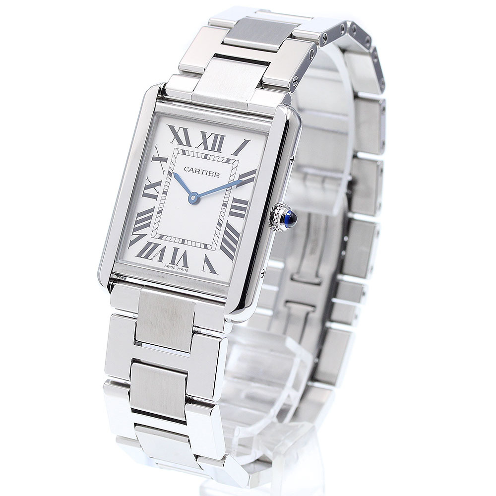 カルティエ CARTIER タンクソロ クォーツ メンズ 良品 _905312_画像2