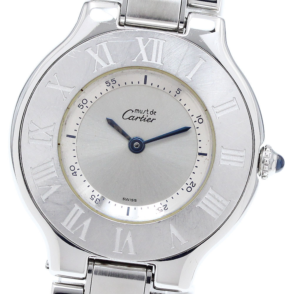 カルティエ CARTIER W10110T2 マスト21 LM クォーツ ボーイズ _904942