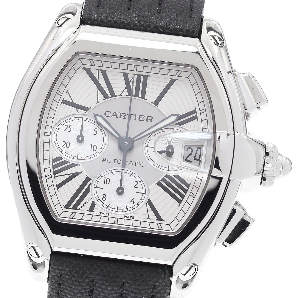 カルティエ CARTIER W62019X6 ロードスタークロノXL デイト スモールセコンド 自動巻き メンズ _889547_画像1