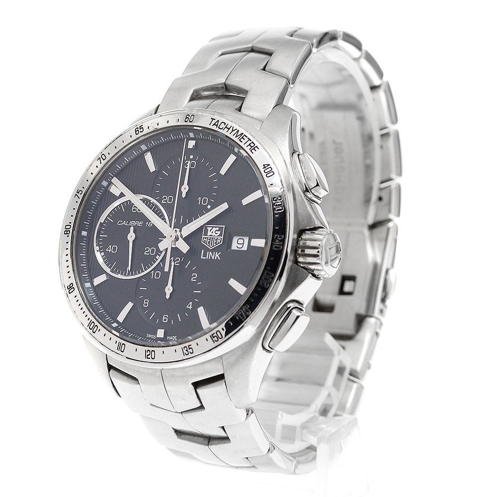 タグホイヤー TAG HEUER CAT2010 リンク デイト クロノグラフ キャリバー16 自動巻き メンズ _910215_画像2