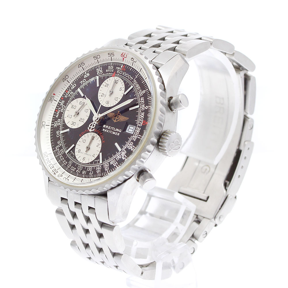 ブライトリング BREITLING A13330 ナビタイマー ファイターズ デイト クロノグラフ 自動巻き メンズ 良品 _910105_画像2