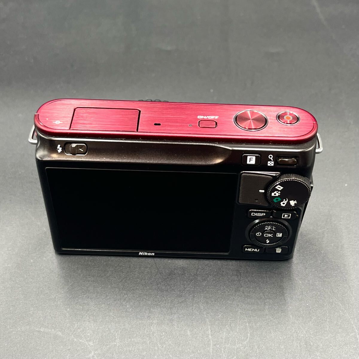 1円【希少 入手困難】Nikon 1j2 レッド ミラーレス一眼 ニコン ダブルレンズキット 付屬品あり 10-30 30-110 望遠レンズ