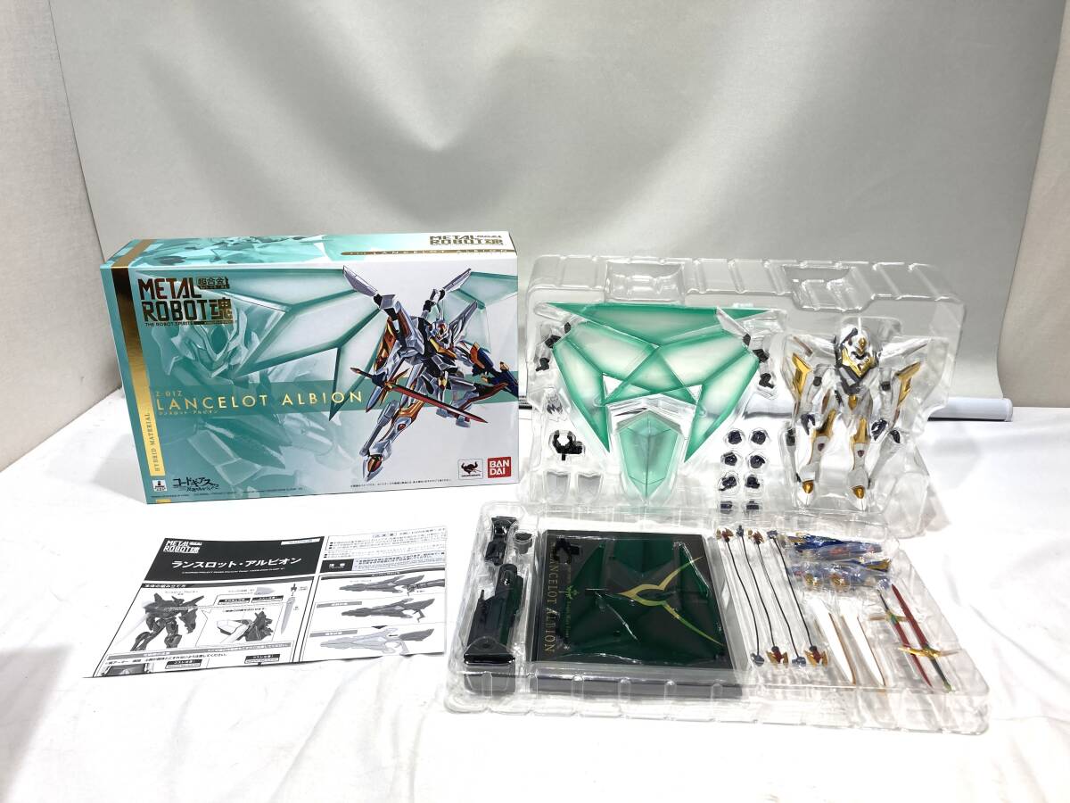 【47-0117】ロボット魂METAL ROBOT魂 ランスロット?アルビオン コードギアス 反逆のルルーシュR2 BANDAI【中古/80】
