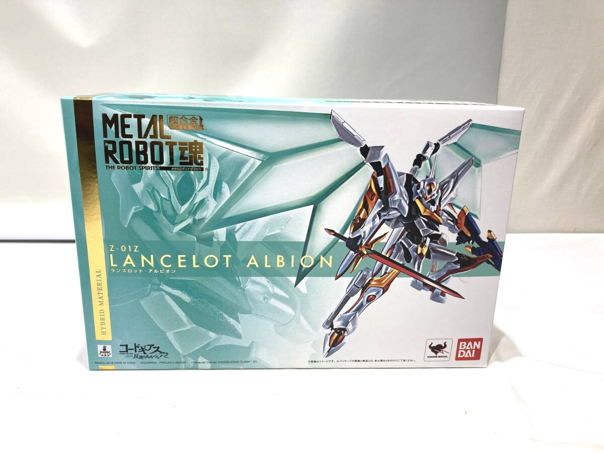 【47-0117】ロボット魂METAL ROBOT魂 ランスロット?アルビオン コードギアス 反逆のルルーシュR2 BANDAI【中古/80】