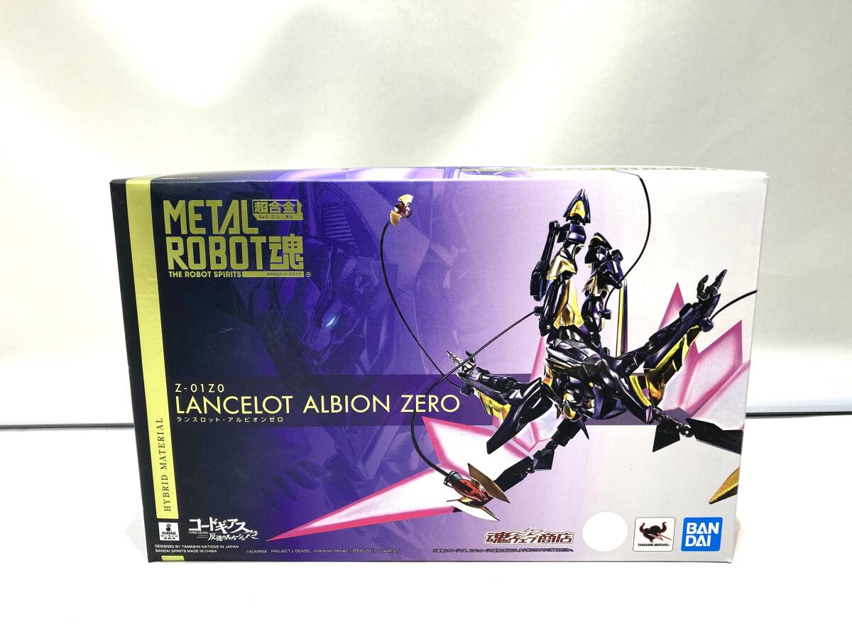 【47-0120】METAL ROBOT魂 ランスロット?アルビオンゼロ コードギアス 反逆のルルーシュ R2 BANDAI【中古/80】