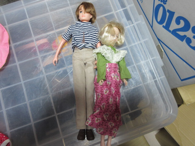 R070917 断捨離 処分「リカちゃん人形　父ピエール＋リカちゃん　3体」保管品　USED_画像1