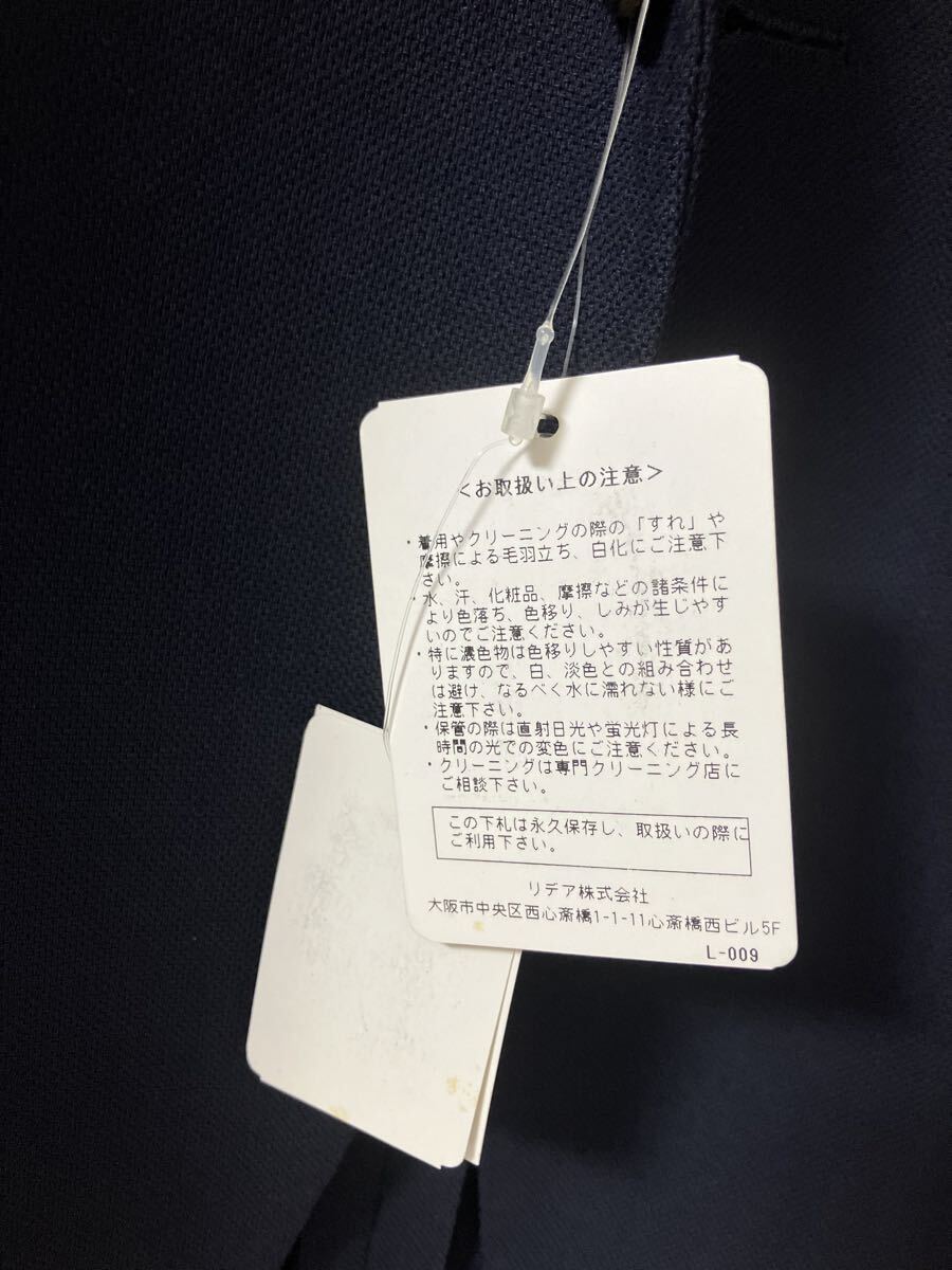 新品LARDINI ネイビー アンコン ジャケット46ラルディーニ_画像2