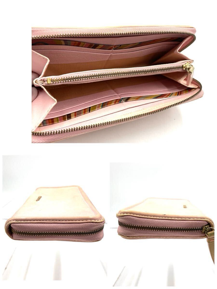Paul Smith ポールスミス　レディース財布3点セット　がま口、ハート　ラウンドファスナーなど　レザー_画像3