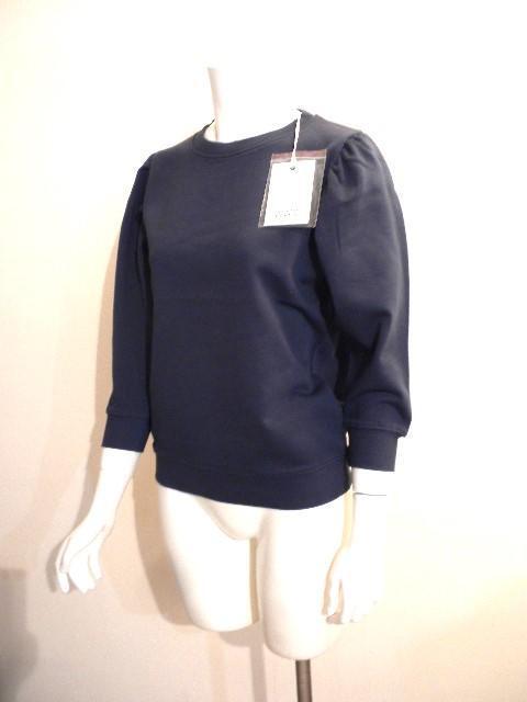 正規2024SSモデル入荷☆彡ITALY『SILVIAN HEACH』◆旬のシルビアンヘッチ◆素敵NAVY!人気パフスリーブ”スウェットトレーナー!XXSサイズ_画像3