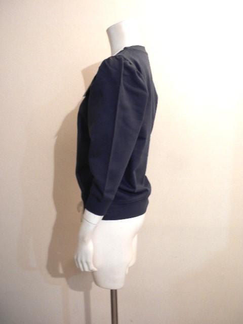 正規2024SSモデル入荷☆彡ITALY『SILVIAN HEACH』◆旬のシルビアンヘッチ◆素敵NAVY!人気パフスリーブ”スウェットトレーナー!XXSサイズ_画像4