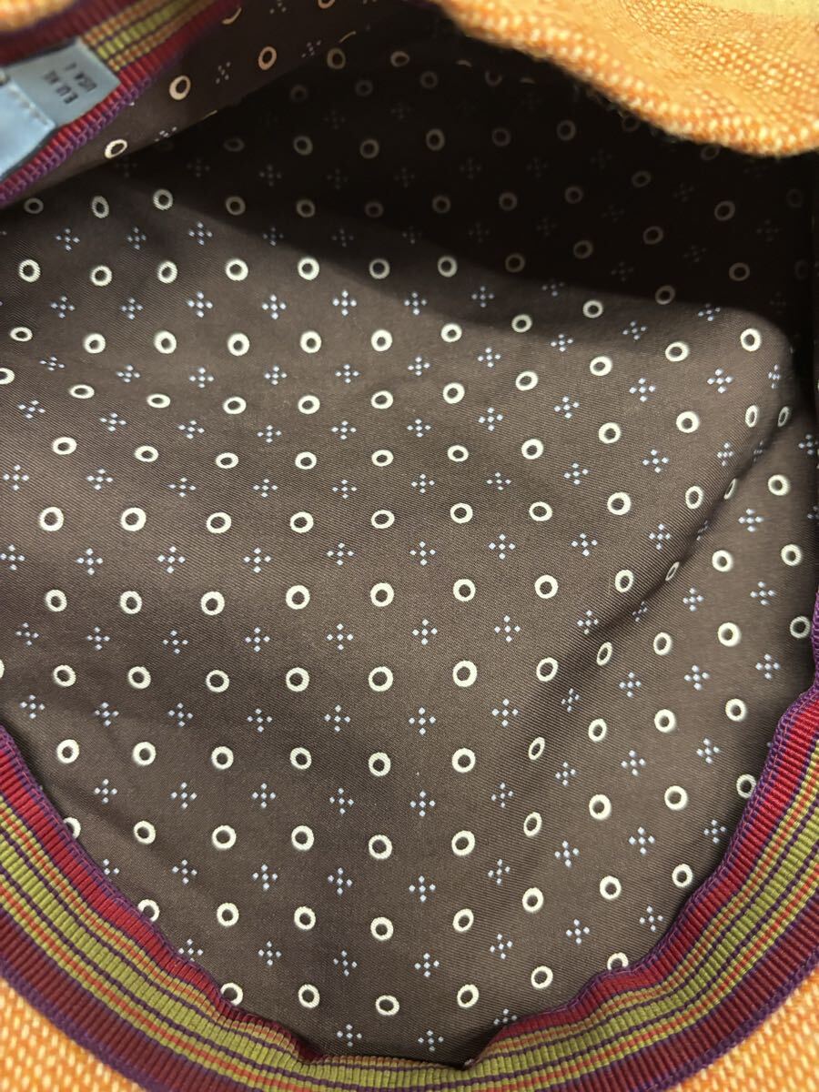 アルテア　Altea ウールハンチングキャップ　MADE IN ITALY イタリア製　秋帽子　カジュアル　オレンジ　ほぼ新品　帽子　ファッション　_画像2