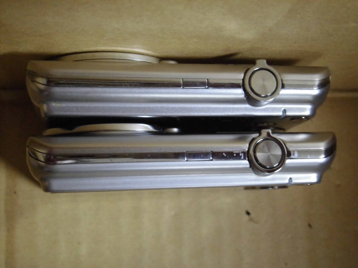 カシオ コンパクト デジタルカメラ エクシリム EX-Z770 シルバー 2臺　當時物 ②