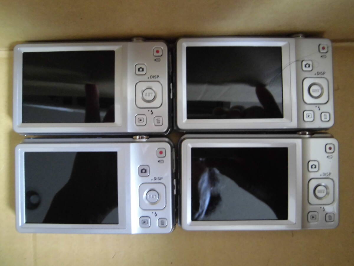 カシオ コンパクト デジタルカメラ エクシリム EX-ZS5 シルバー 4臺 　當時物