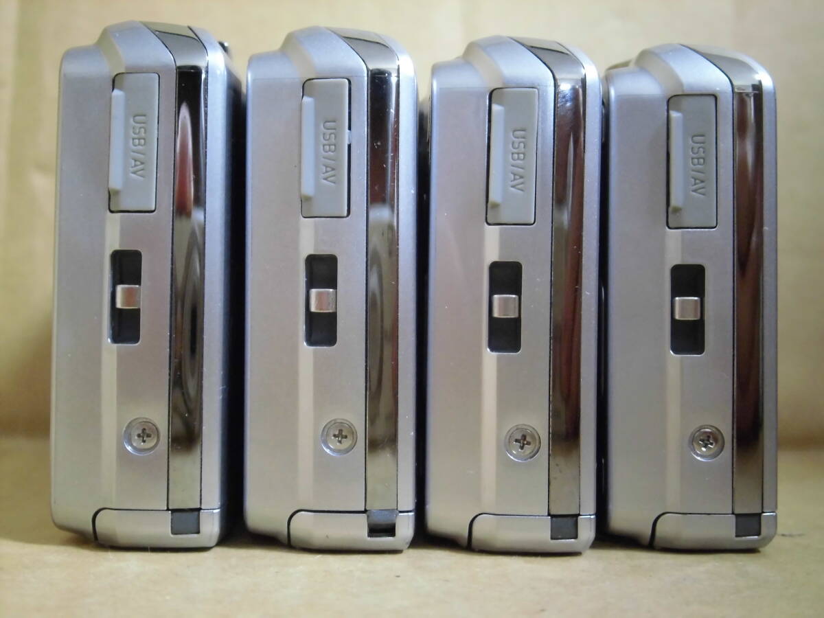 カシオ コンパクト デジタルカメラ エクシリム EX-ZS5 シルバー 4臺 　當時物