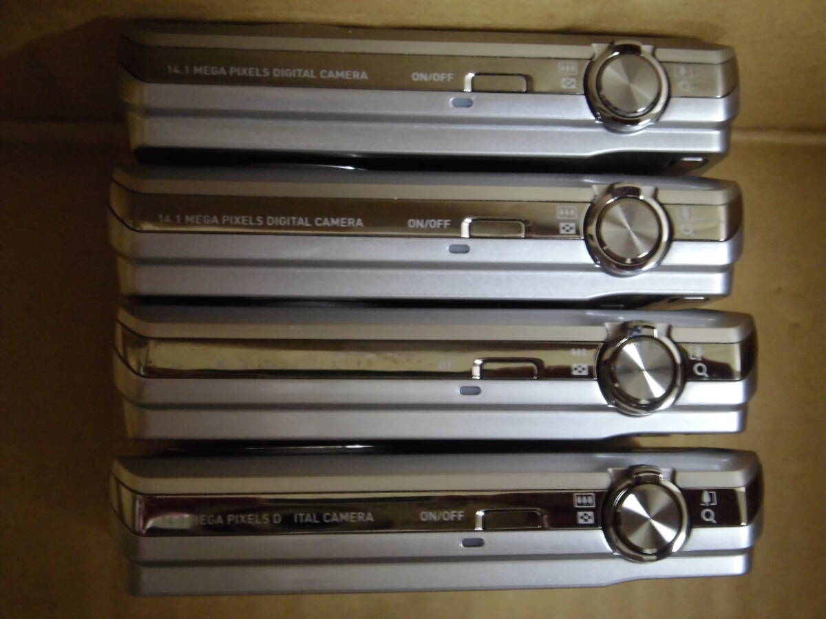 カシオ コンパクト デジタルカメラ エクシリム EX-ZS5 シルバー 4臺 　當時物