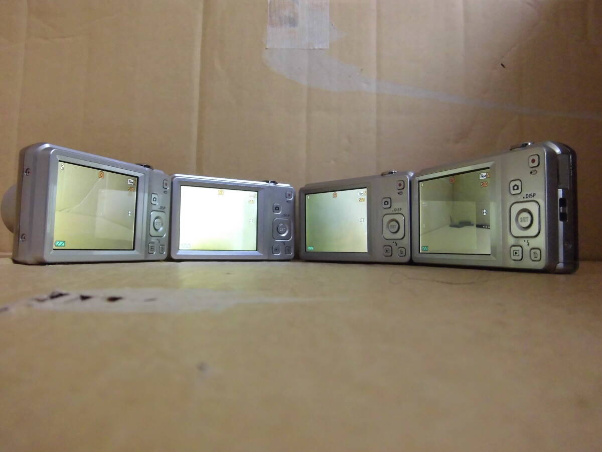 カシオ コンパクト デジタルカメラ エクシリム EX-ZS5 シルバー 4臺 　當時物