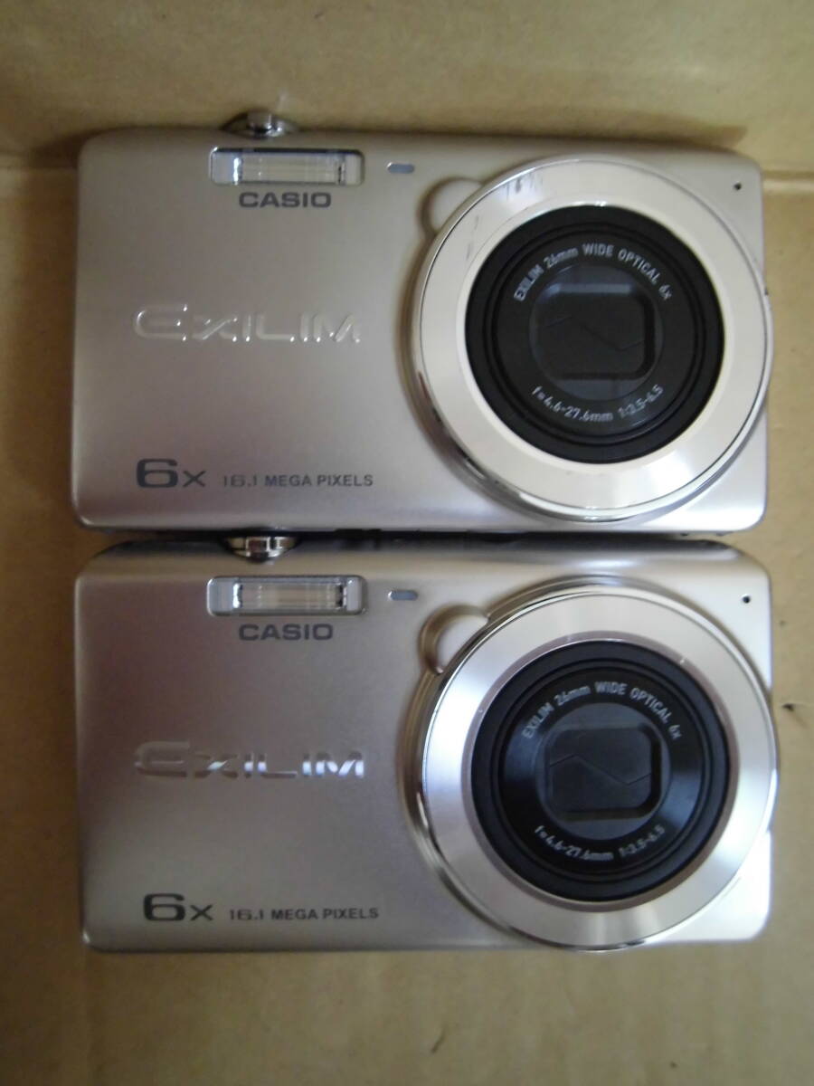 カシオ コンパクト デジタルカメラ エクシリム EX-Z780 シルバー 2臺(tái)　當(dāng)時(shí)物 