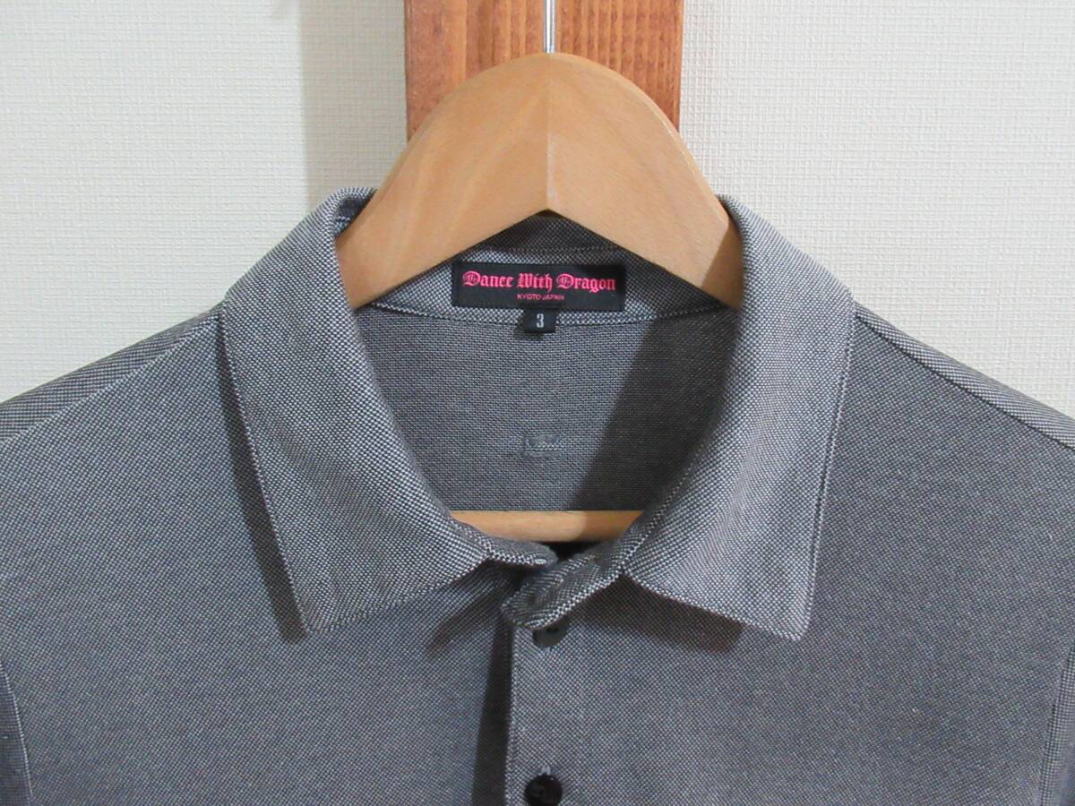 レディース★Dance With Dragon/ダンスウィズドラゴン◆ポロシャツ シャツ スパンコール使い GOLF ゴルフ ウィッツ_画像7