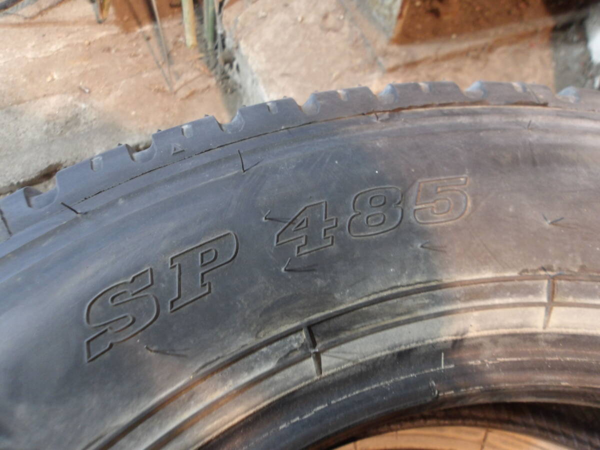 9.9分山 SP485 195/75R15 109/107L LT DUNLOP(ダンロップ) 個人宅配送不可 中古タイヤ2本 423-43_画像3