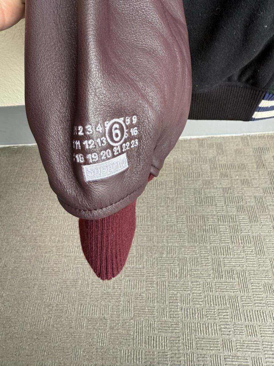 supreme mm6 split varsity jacket シュプリーム マルジェラ maison margiela サイズXL_画像9