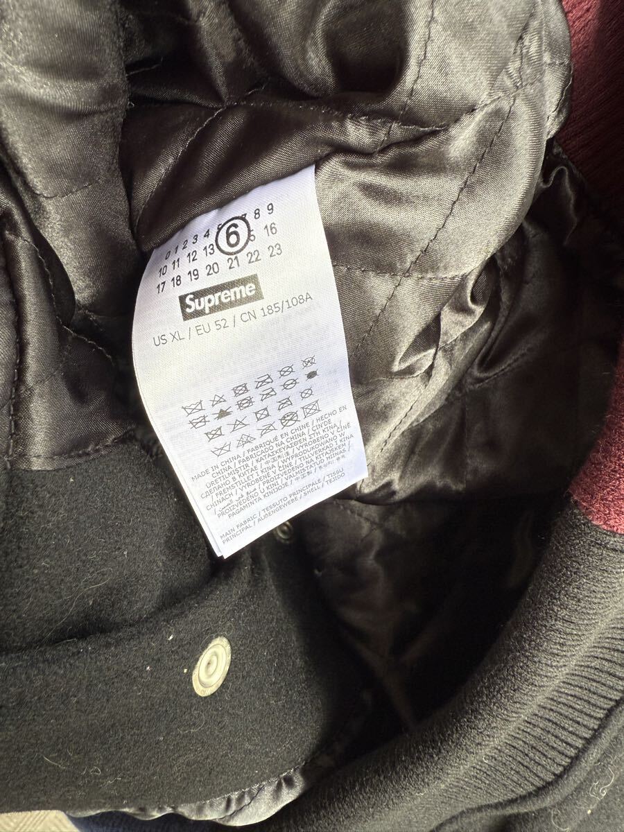 supreme mm6 split varsity jacket シュプリーム マルジェラ maison margiela サイズXL_画像10