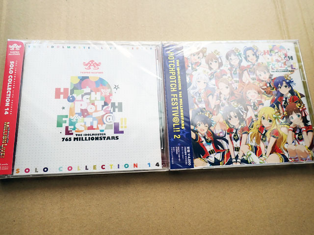 美品 2枚セット THE IDOLM@STER 765 MILLIONSTARS HOTCHPOTCH FESTIV@L!! 2 会場オリジナルCD SOLO COLLECTION 14 765PRO ALLSTARS_画像1