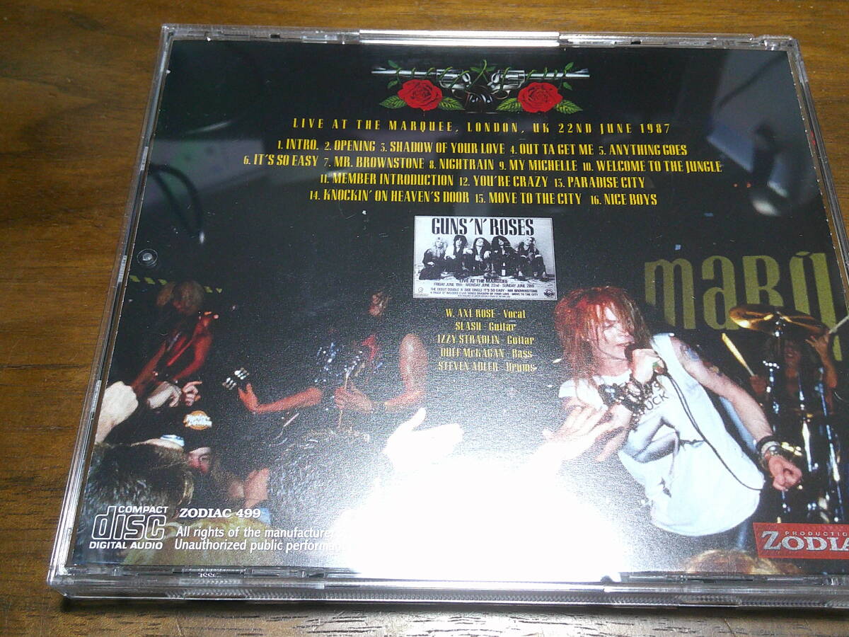 Guns N' Roses《 Definitive Marquee 87 》★ライブ_画像3