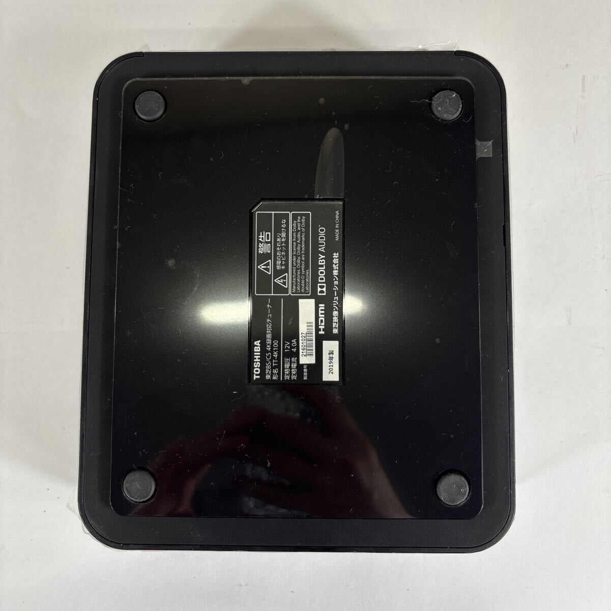 2502EL864 TOSHIBA TT-4K100 東芝 BS CS 4K録畫チューナー 通電動作未確認(rèn) 現(xiàn)狀品