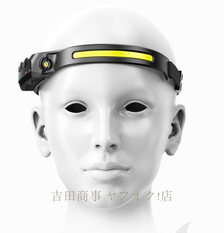 ☆新品最強(qiáng) 充電式 ヘッドライト LED ヘッドランプ ライト 自転車 釣り ヘルメット センサーライト 屋外 センサー 懐中電燈