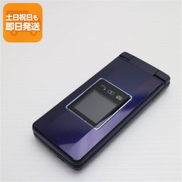 美品 SOFTBANK かんたん携帯10 かんたん携帯10 ネイビー スマホ 本体 白ロム 中古 あすつく 土日祝発送OK